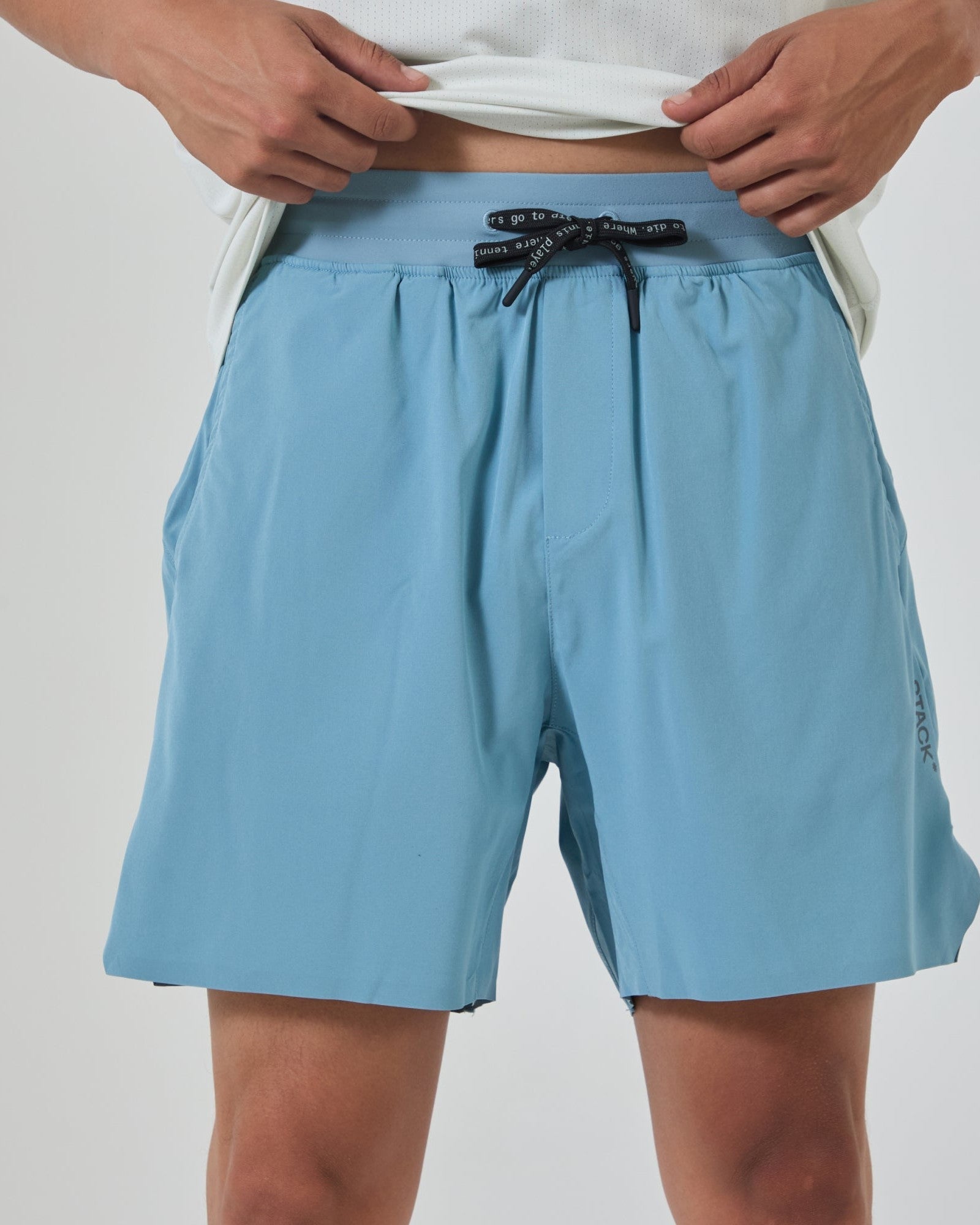 Tourney Short 6" Linerless-Black-S-Stack Athletics
