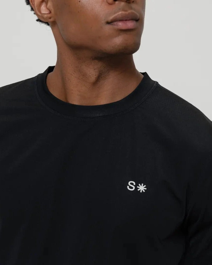Volleysoft* Performance Tee-Black-S-Stack Athletics