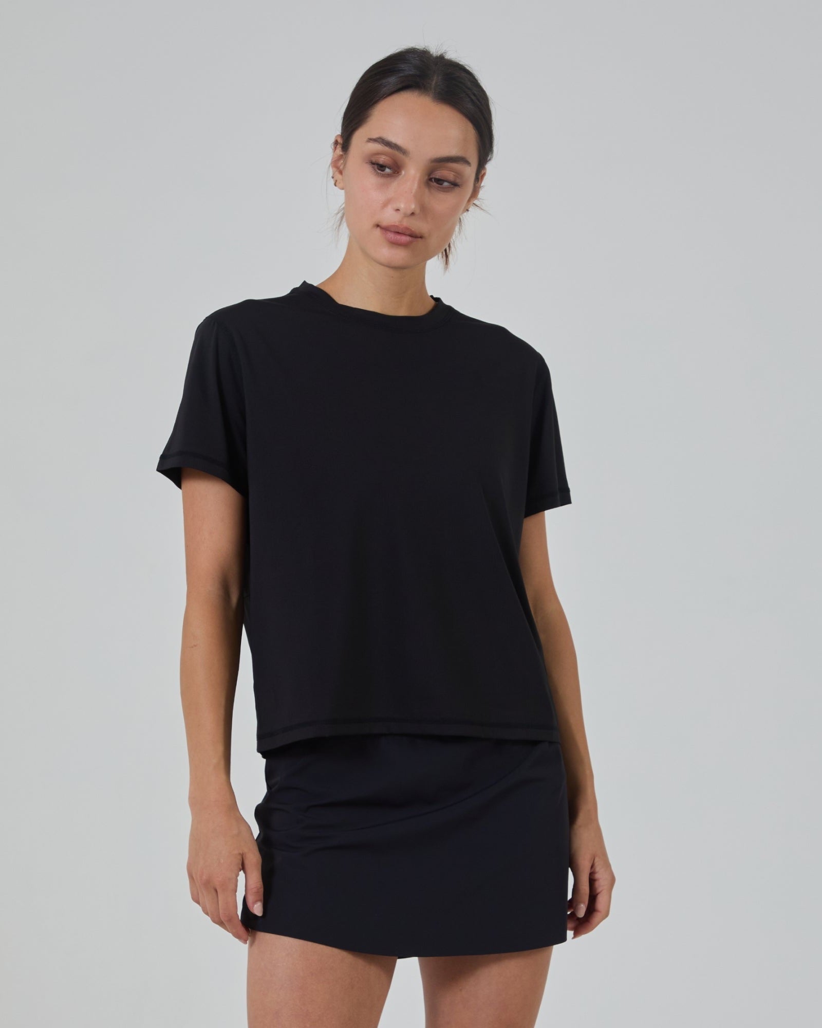 Volleysoft* Performance Tee-Black-XS-Stack Athletics