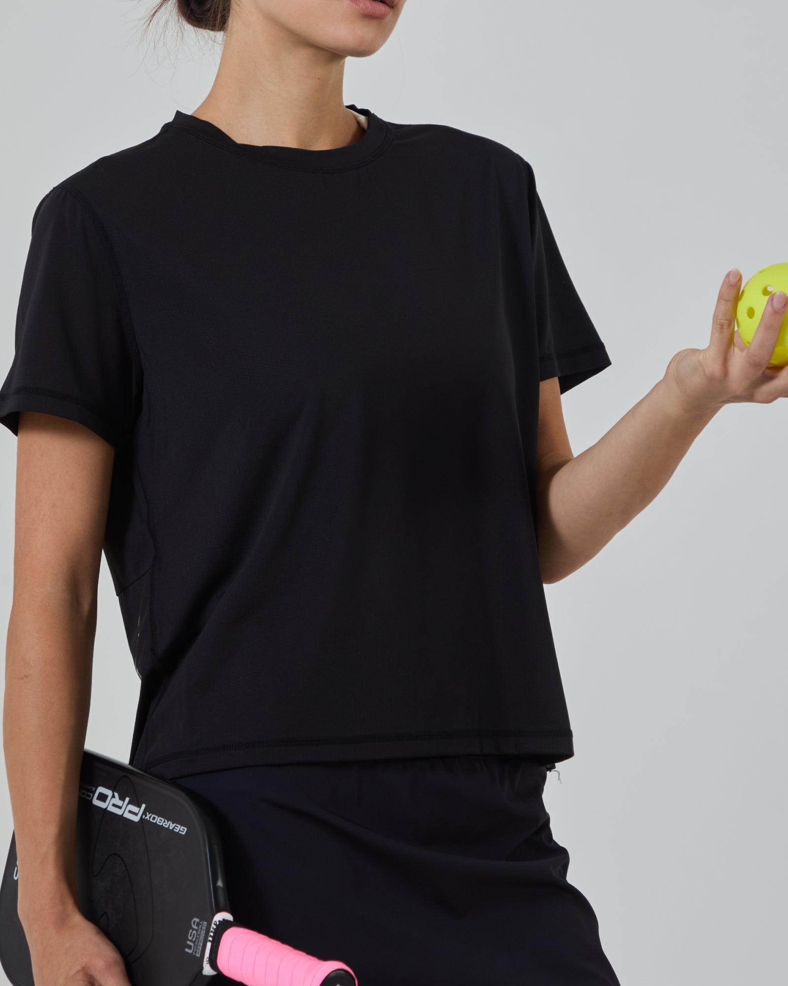 Volleysoft* Performance Tee-Black-XS-Stack Athletics