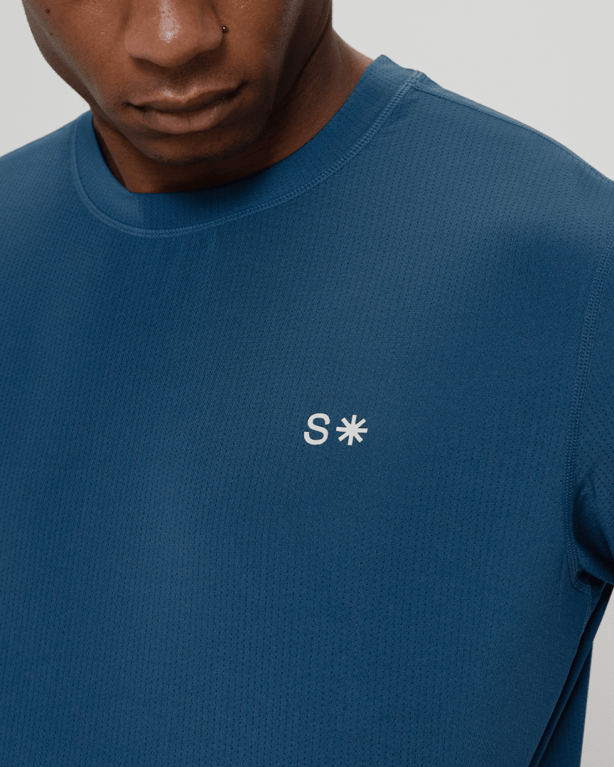 Volleysoft* Performance Tee-Oxford Red-S-Stack Athletics