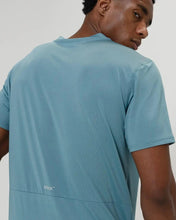 Volleysoft* Performance Tee-Steel Blue-S-Stack Athletics